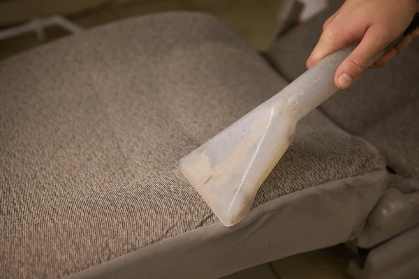 Professional upholstery steam cleaning Brisbane removing dirt and stains from sofa