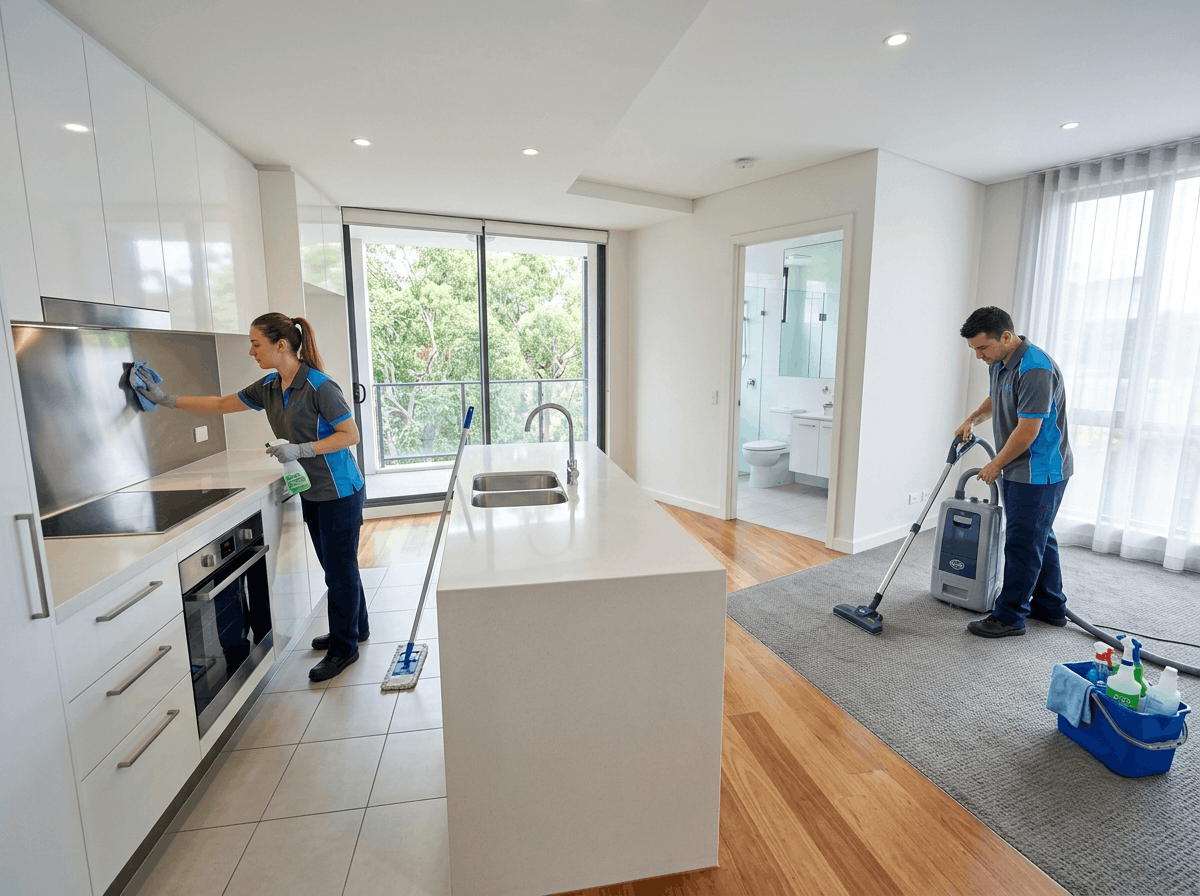 End of Lease Cleaning by Steam Boss providing professional bond cleaning, deep carpet cleaning, kitchen and bathroom cleaning for rental properties across Gold Coast and Brisbane.
